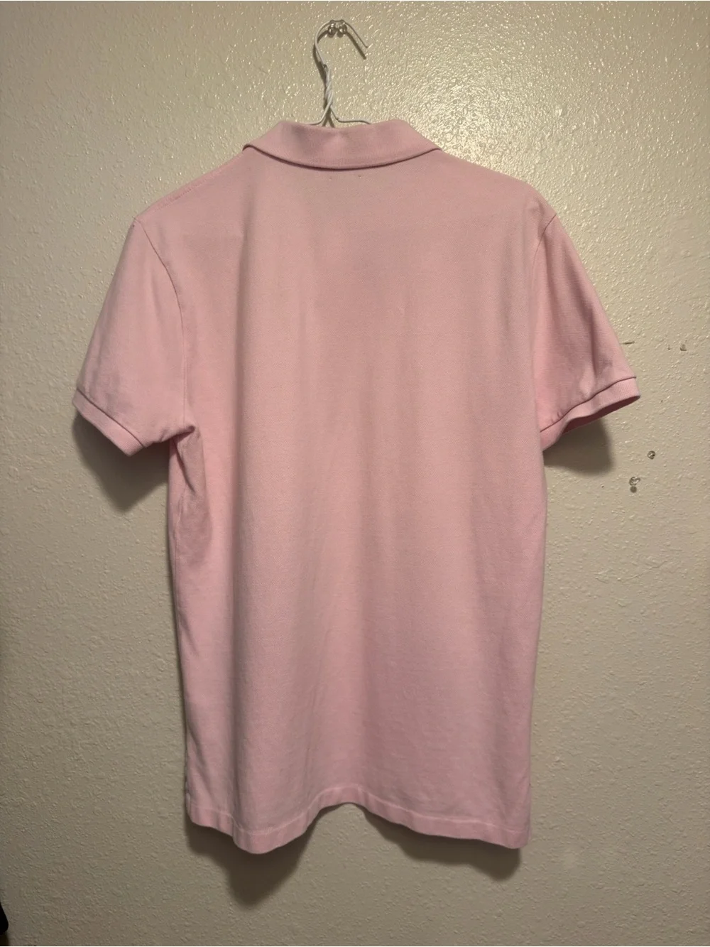 Ralph Lauren Men’s Light Pink Polo Shirt with Navy Pony